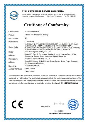 CE--IMPROVE BATTERY