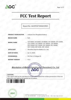 FCC--IMPROVE BATTERY